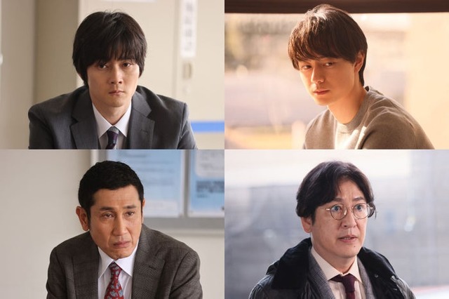 （上段左から）栁俊太郎、作間龍斗（下段左から）渋川清彦、田中直樹（C）日本テレビ