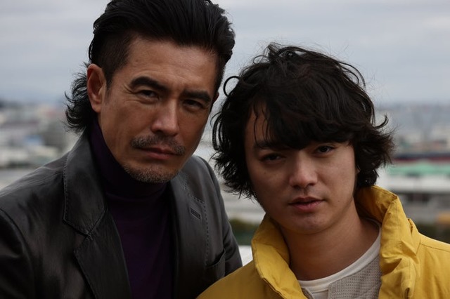 伊藤英明、染谷将太／映画『国境』 絶賛撮影中in関西（C）2027 K2 Pictures