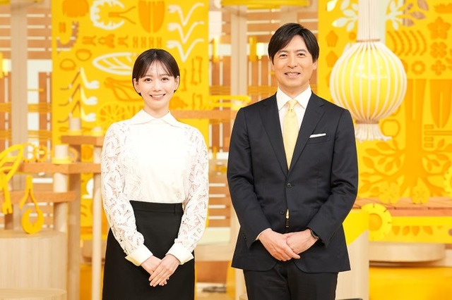 石川みなみアナ、桝太一キャスター（C）日本テレビ