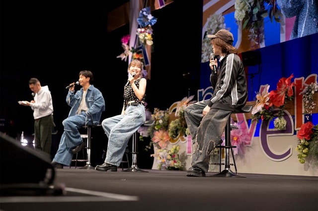 與真司郎、宇野実彩子、末吉秀太（提供写真）