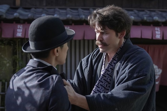 吉沢亮、トミー・バストウ「ばけばけ」第115話（C）NHK