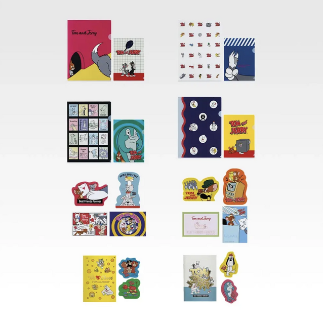 J賞 アートステーショナリー／一番くじ トムとジェリー Colorful Funny Time！