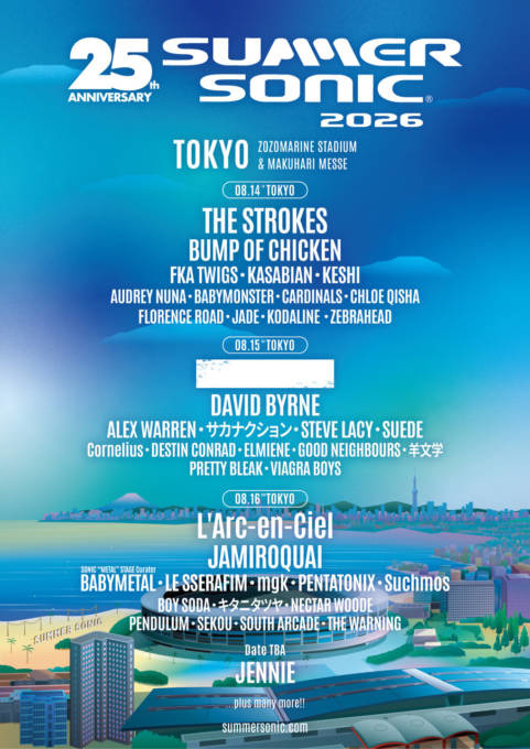 『SUMMER SONIC 2026』日程別ラインナップ発表｜Xでも「サマソニ」トレンド入りで注目集める