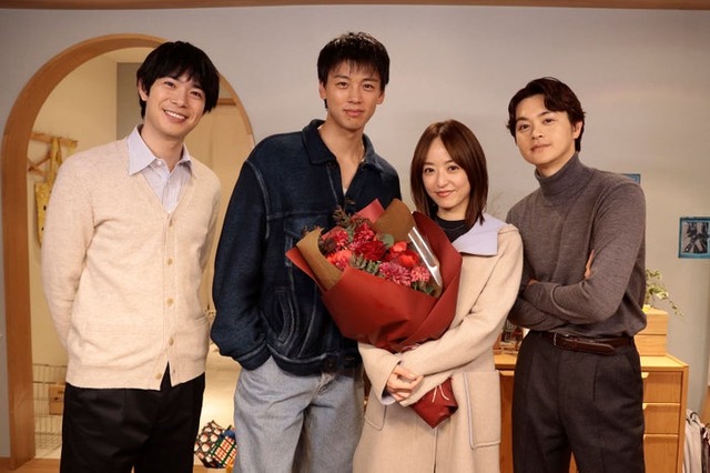 渡辺大知、竹内涼真、井上真央、瀬戸康史（C）テレビ朝日