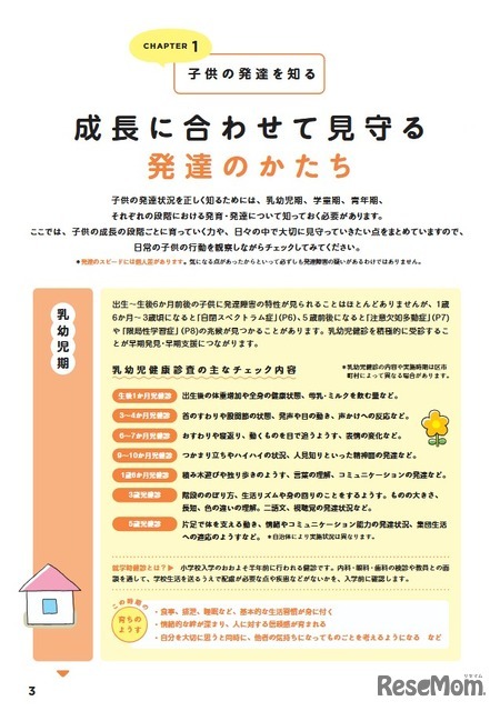 CHAPTER1「子供の発達を知る」（一部）