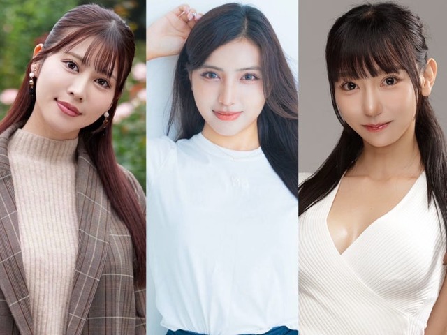 （左から）夏実晴香、早麻おと、犬飼るい（提供画像）