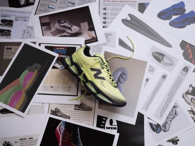 ニューバランス「ABZORB 2000」新色4月発売。渋谷で“マガジンスタンド”を期間限定オープン