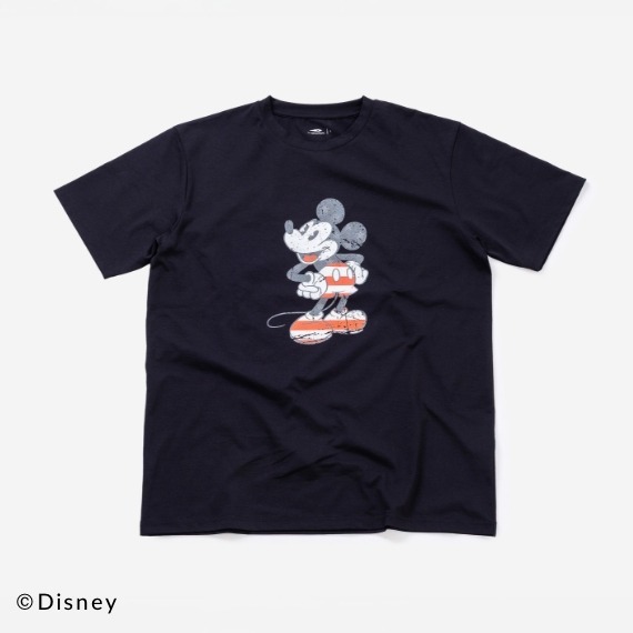 UVカットドライグラフィックTシャツミッキー