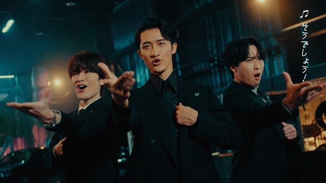 深澤辰哉・宮舘涼太・岩本照「WAVEワンデー ユープラス 乱視用」新CM（提供写真）