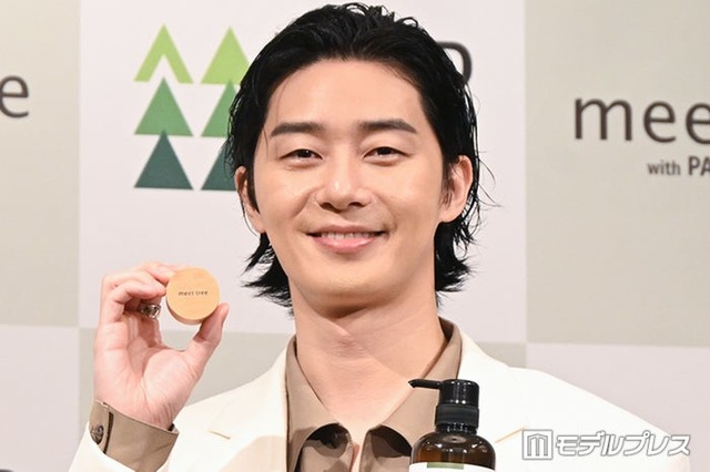 「meet tree」ブランドアンバサダー就任記者発表会に出席したパク・ソジュン（C）モデルプレス