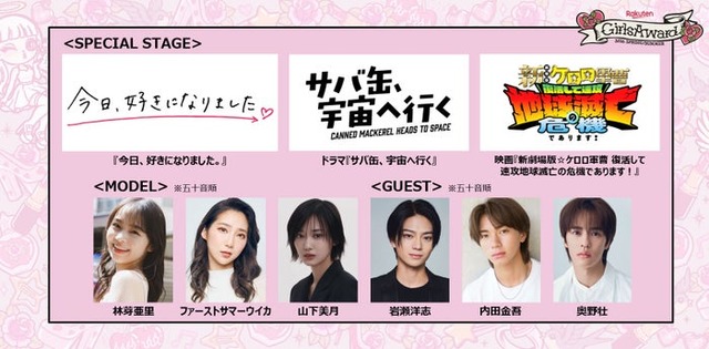 「Rakuten GirlsAward 2026 SPRING／SUMMER」より