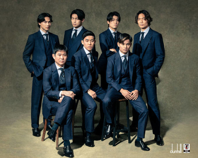 ダンヒル、森保一監督と日本代表選手を起用した「SAMURAI BLUE COLLECTION 2026」発表