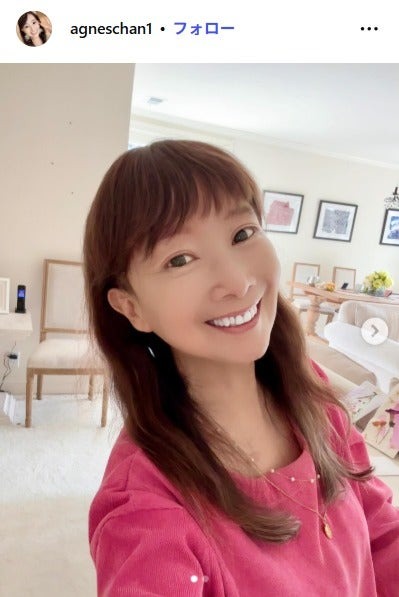 アグネス・チャンInstagramより