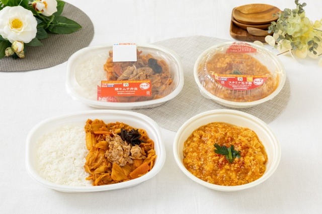 スタミナ玉子飯, 豚キムチ弁当（提供画像）