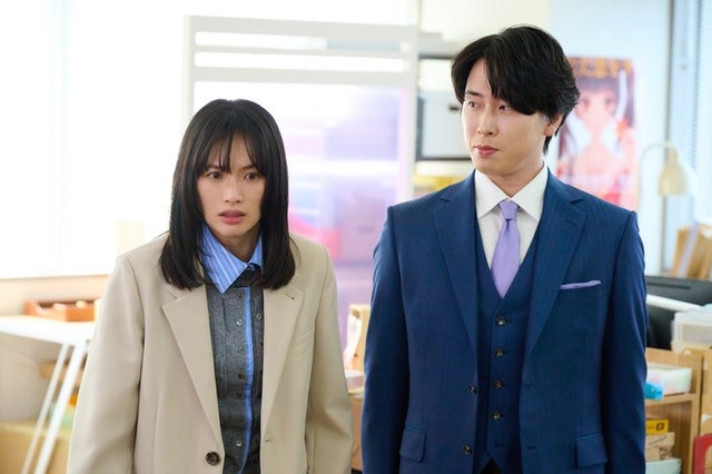 臼田あさ美、宮舘涼太「ターミネーターと恋しちゃったら」（C）テレビ朝日