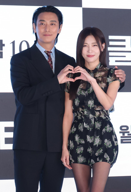 チュ・ジフン、ハ・ジウォン　Photo by HLL/Imazins via Getty Images