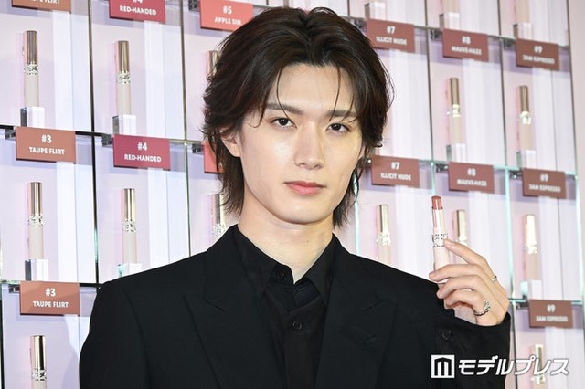 「YSL LOVENUDE HOTEL TOKYO SECRET CHECK-IN」に来場した山中柔太朗（C）モデルプレス