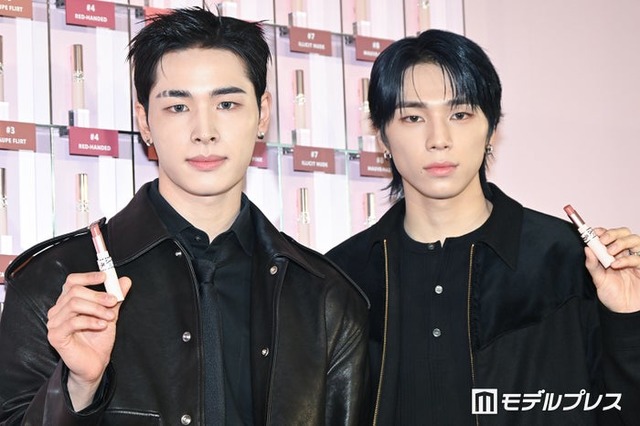 「YSL LOVENUDE HOTEL TOKYO SECRET CHECK-IN」レセプションに出席したHARU、SO GEON（C）モデルプレス