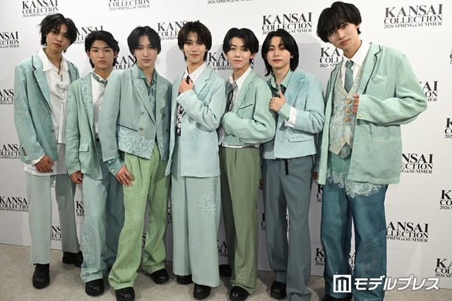 「KANSAI COLLECTION 2026 SPRING＆SUMMER」囲み取材に応じたCLASS SEVEN（C）モデルプレス