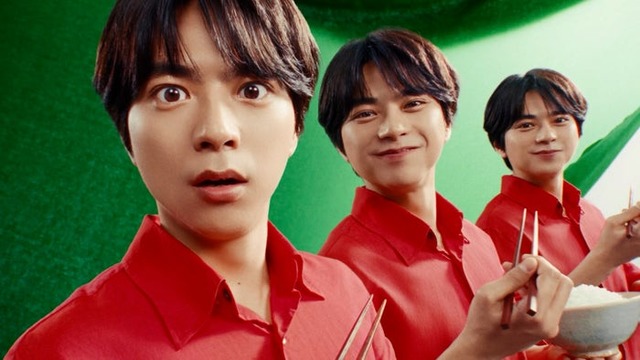 佐藤勝利／TVCM「サトウの新定番ばんばん新登場」篇（提供写真）