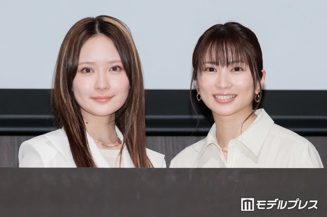 ドラマ「エラー」制作発表会見に出席した畑芽育、志田未来（C）モデルプレス