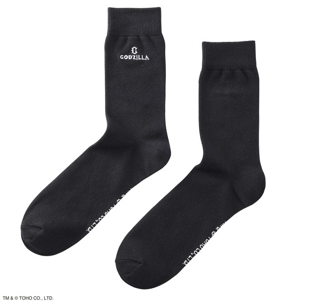 「GODZILLA」ソックス（刺繍）TM & © TOHO CO., LTD.