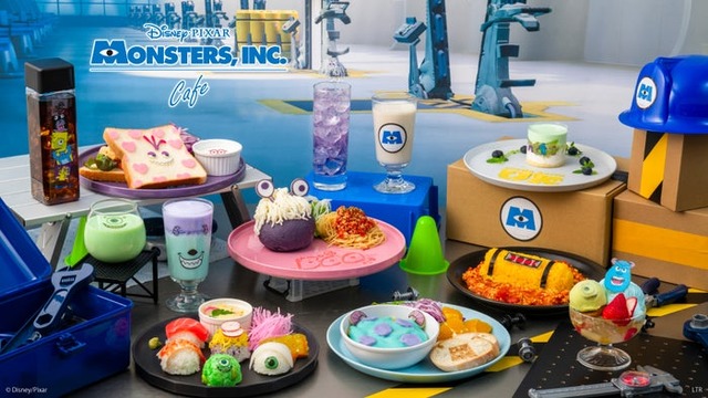「モンスターズ・インク」OH MY CAFE コラボメニュー一覧（C）Disney/Pixar