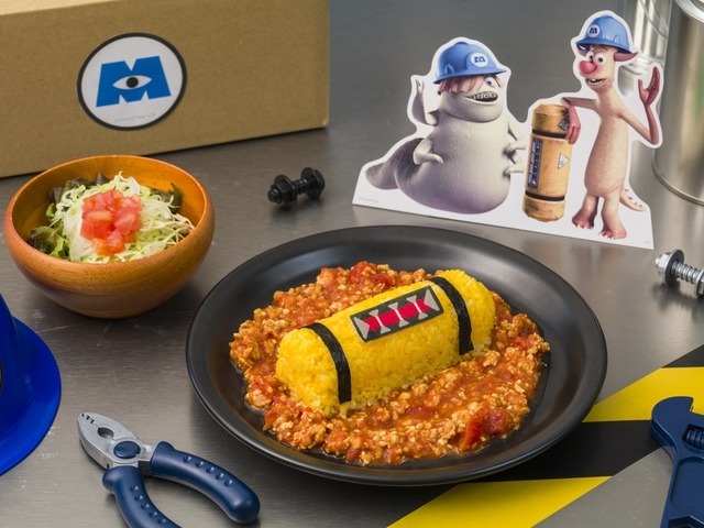 ＜悲鳴ボンベ＞悲鳴が詰まった！？トマトカレー　　税込2,090円「モンスターズ・インク」OH MY CAFE(C)Disney/Pixar