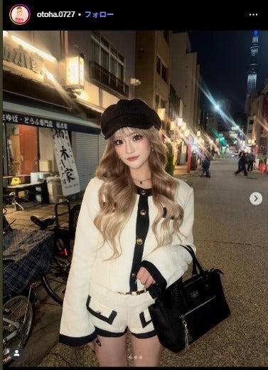 倉八音羽 Instagramより