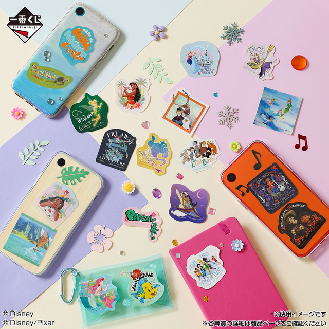 G賞　 クリアブックマーク＆ステッカーセット© Disney© Disney/Pixar