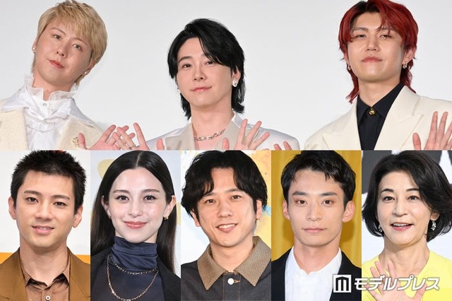 Mrs. GREEN APPLE、山田裕貴、中条あやみ、二宮和也、入江陵介、高嶋ちさ子（C）モデルプレス