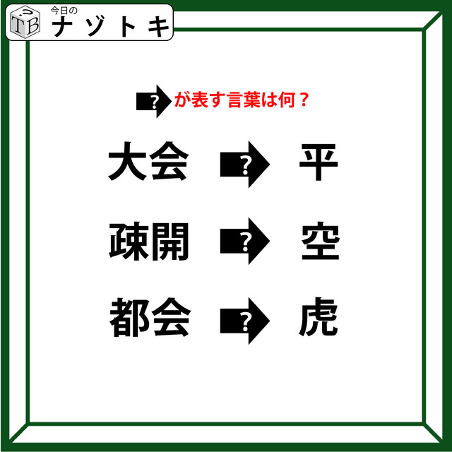 クイズです！「この変化はどんな法則によるもの？」漢字が別の漢字に変わっていますね【難易度LV.３・中辛】