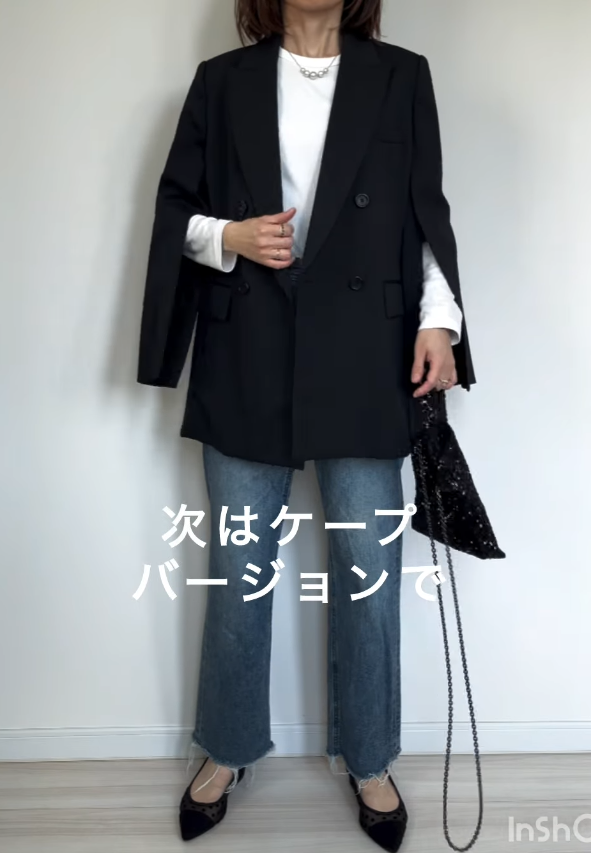 きれいめジャケットのデニム合わせが今っぽい。オンでもオフでも映える春の着こなし【40代の毎日コーデ】