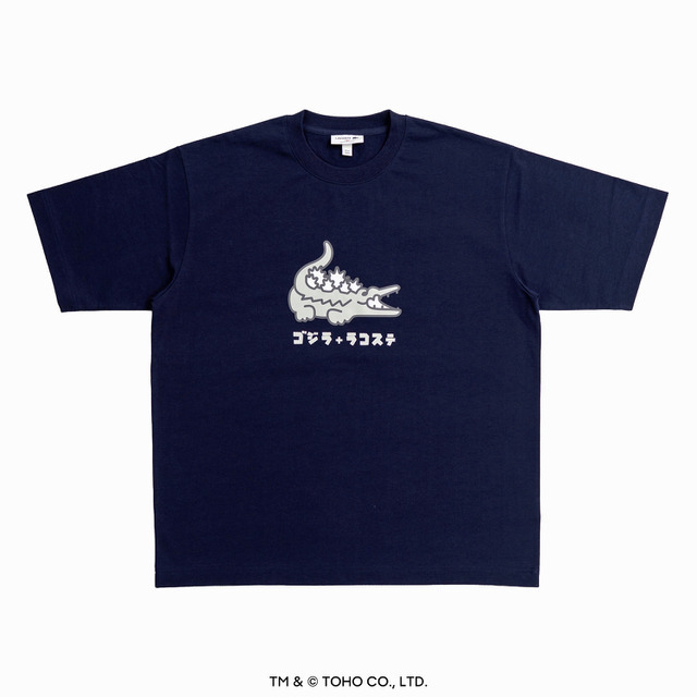 ☆ゴジラ＋ラコステTシャツ　15,400円（税込）ネイビー