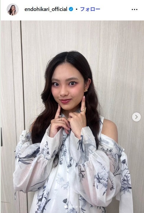 遠藤光莉Instagramより