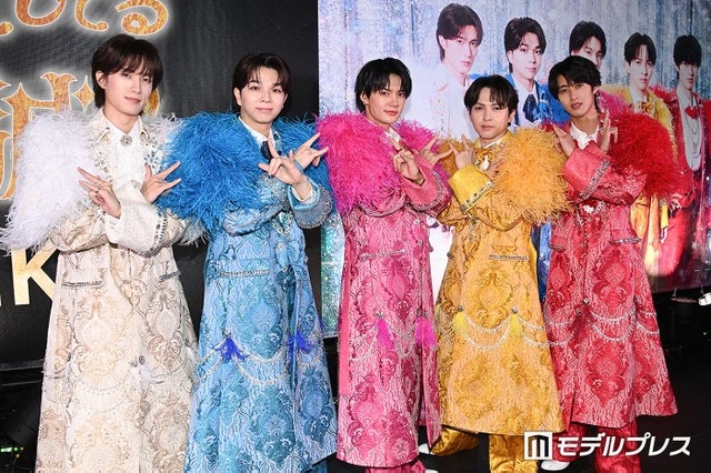 M!LK（左から）山中柔太朗、塩崎太智、佐野勇斗、吉田仁人、曽野舜太（C）モデルプレス