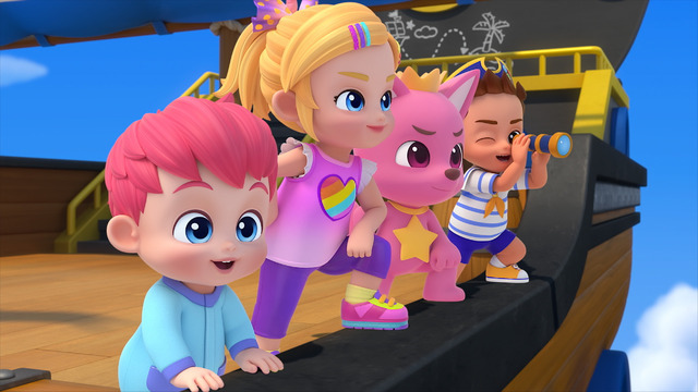 『ベべフィン・ザ・ムービー：うたとまほうのピンキッツワールド』ムビチケ©The Pinkfong Company All Rights Reserved.