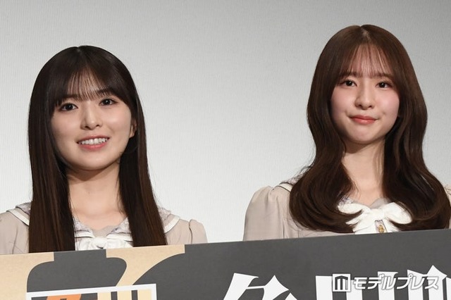 映画「時をかける少女 4Kデジタル修復版」の先行上映会＆スペシャルイベントに出席した小川彩、菅原咲月（C）モデルプレス