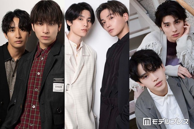 古屋呂敏＆長谷川慎、萩原利久＆八木勇征、鈴木康介＆本田響矢（C）モデルプレス