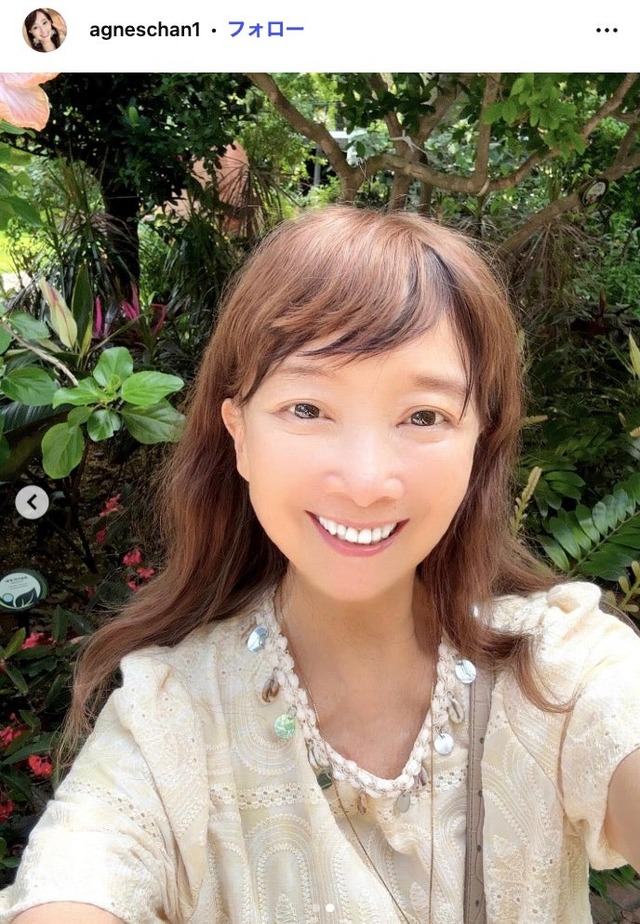 アグネス・チャンInstagramより