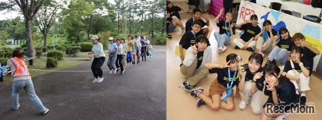 キャンプのようす