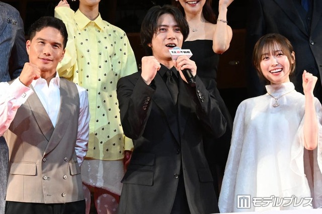 福原遥、山下智久、市原隼人（C）モデルプレス