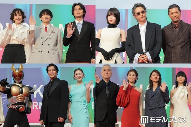 （上段左から）宮沢りえ、内山拓也、北村匠海、あの、窪塚洋介、池内博之（下段左から）仮面ライダーアギト、要潤、ゆうちゃみ、瀬々敬久、北川景子、黒島結菜、山崎七海（C）モデルプレス