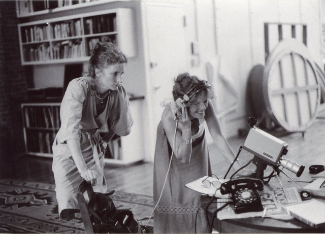『美しく、黙りなさい』メイキング ©Families Seyrig and Roussopoulos Archive / Centre audiovisuel Simone de Beauvoir
