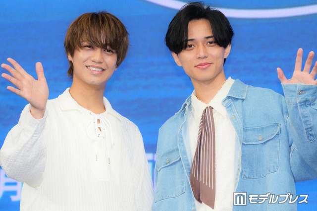 「King & Princeがまちあわせ in LA」 スペシャルローンチイベントに出席した高橋海人、永瀬廉（C）モデルプレス
