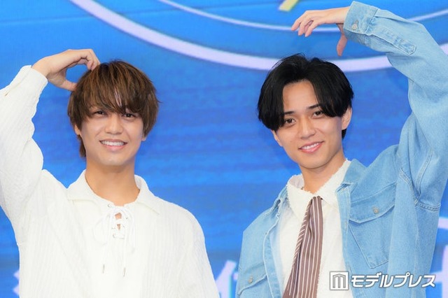 「King & Princeがまちあわせin LA」 スペシャルローンチイベントに出席した高橋海人、永瀬廉（C）モデルプレス