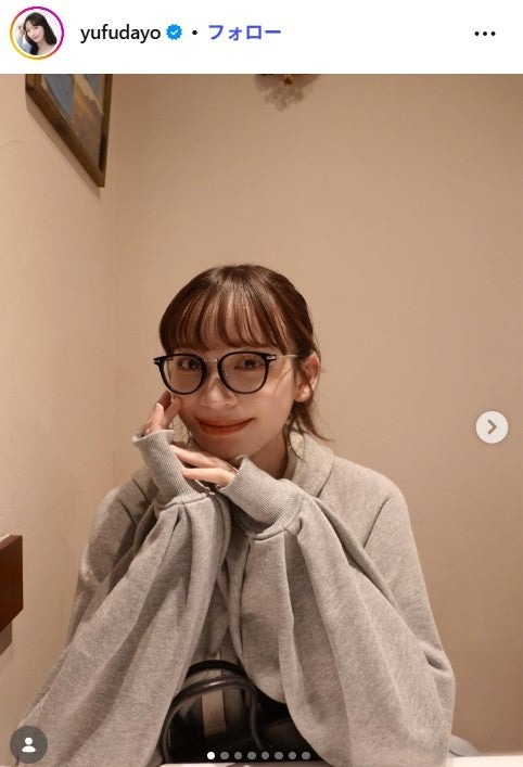 由布菜月Instagramより