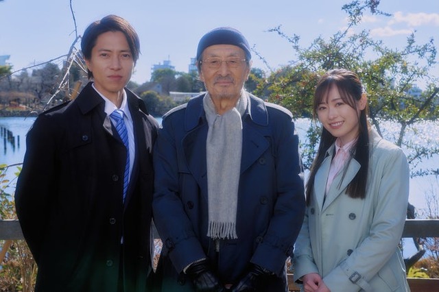 山下智久、山崎努、福原遥（C）大谷アキラ・夏原武・水野光博／小学館（C）2026 映画『正直不動産』製作委員会