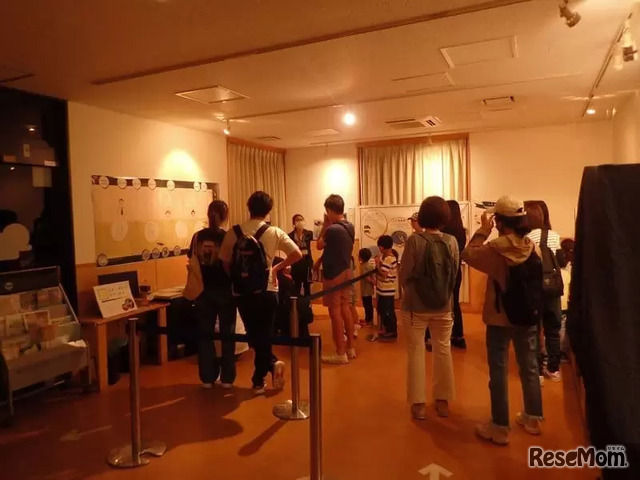 昨年のホタルの特設展示