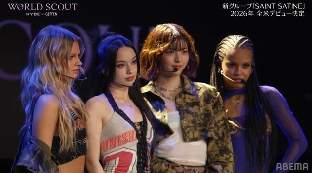 エミリー、レクシー、Sakura （飛咲来）、サマラ（C）AbemaTV,Inc.